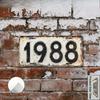 Сувенирная номерная табличка для мотоцикла, Металлический декор для стены автомобиля 15x30см