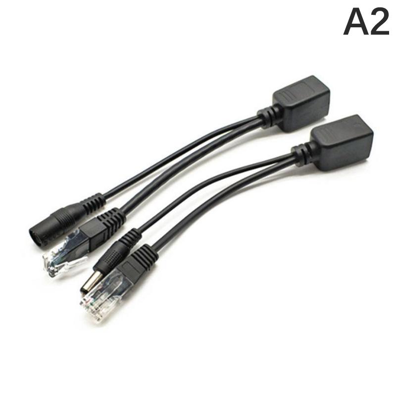 Poe Конвертер Кабель питания Rj-45 Сетевой интерфейс Адаптерный кабель Dc 12V USB Разветвитель питания Кабель для подключения к Интернету для IP-камеры