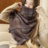 Deqing Siyue 2025 Scarf Women's Shawl New Thickened Imitation Cashmere Scarf Autumn and Winter Scarf Warm Women