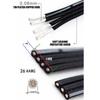 Зарядный кабель 26AWG Type C (розетка) - Mini USB (вилка) с передачей данных 480 Мбит/с для узких мест и различных устройств