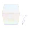3D Cube LED Настольная лампа RGB Цветная Прозрачная Современная USB Квадратная Настольная Лампа Ночник для Спальни Гостиной