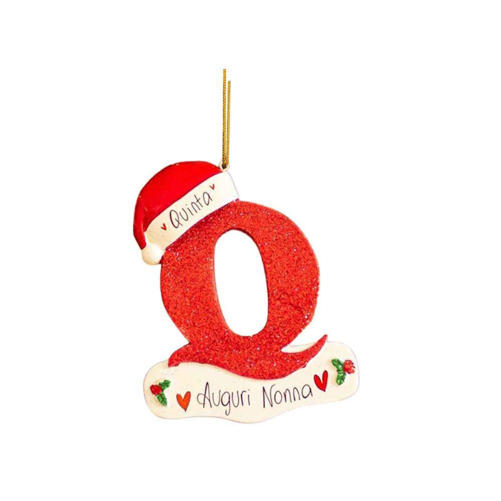 Xmas Christmas Tree 26 Letter Pendant Cartoon Christmas Tree Hanging Decor   Car Decorations