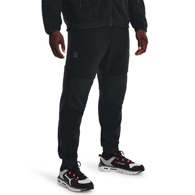 Under Armour Однотонные тренировочные брюки на шнуровке, мужские, черные 1367634-001