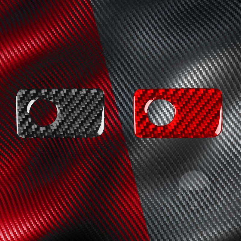 For Hyundai Sonata 9 2015 2016 2017 Glove Box Handle Real Carbon Fiber Sticker Car Interior Accessories