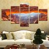 Wall Canvas Art Paintings 5 Pieces Mountains Cliff Landscape Poster Prints Home Modular Decor Pictures Bedroom Decoration No Frame