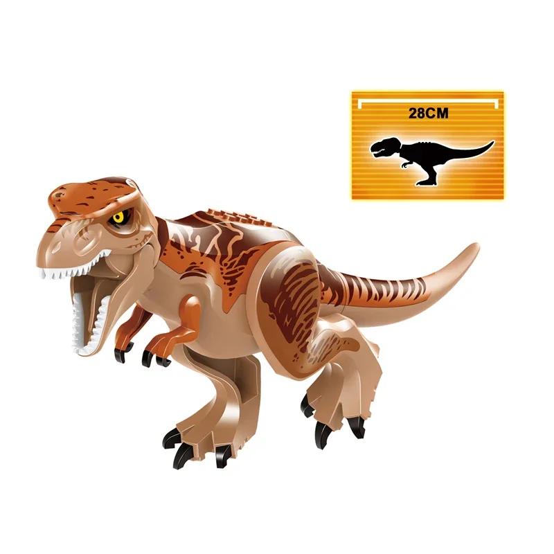 Мир Юрского периода 2 фигурки динозавров Tyrannosaurus Rex Indominus Rex I-Rex Indoraptor строительные блоки детские игрушки совместимы