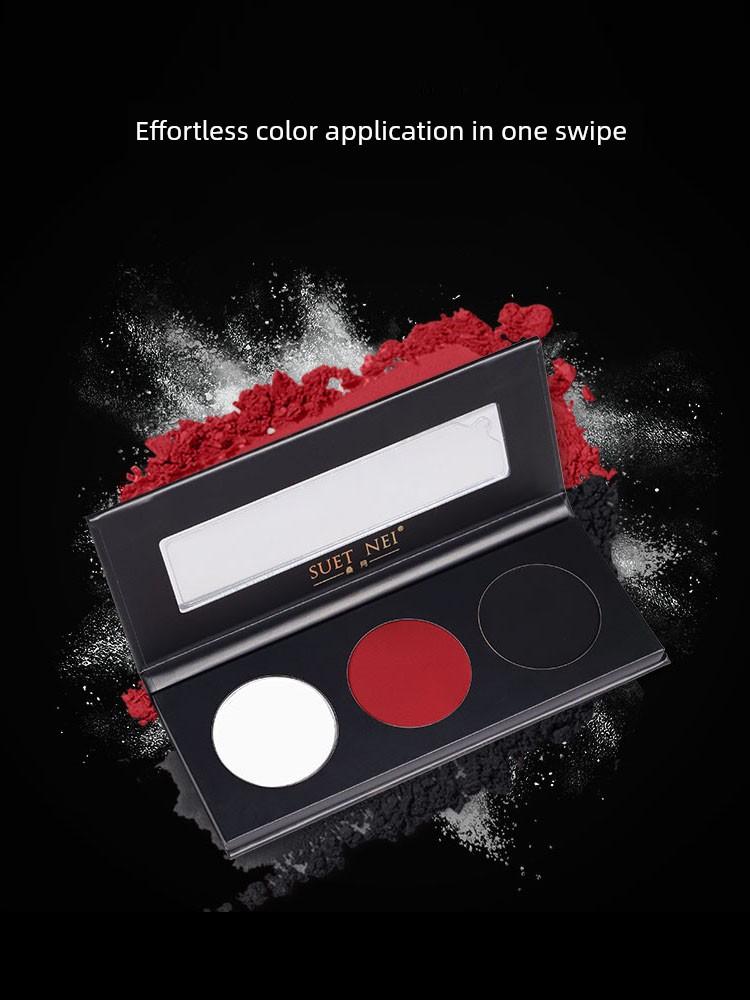 Suetnei Mulberry Moon Red Eyeshadow Single Color Matte Chinese Red Series Ancient Style Easy to Apply True Red New Trendy Red