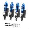 4 Pieces RC Shocks for 1/10 Model Metal Parts Make Your Cars Cool CNC Machined Shock Absorber