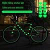 Colorful Reflective Wheel Stickers for Bikes and Motorcycles - Safety Fluorescent Strips