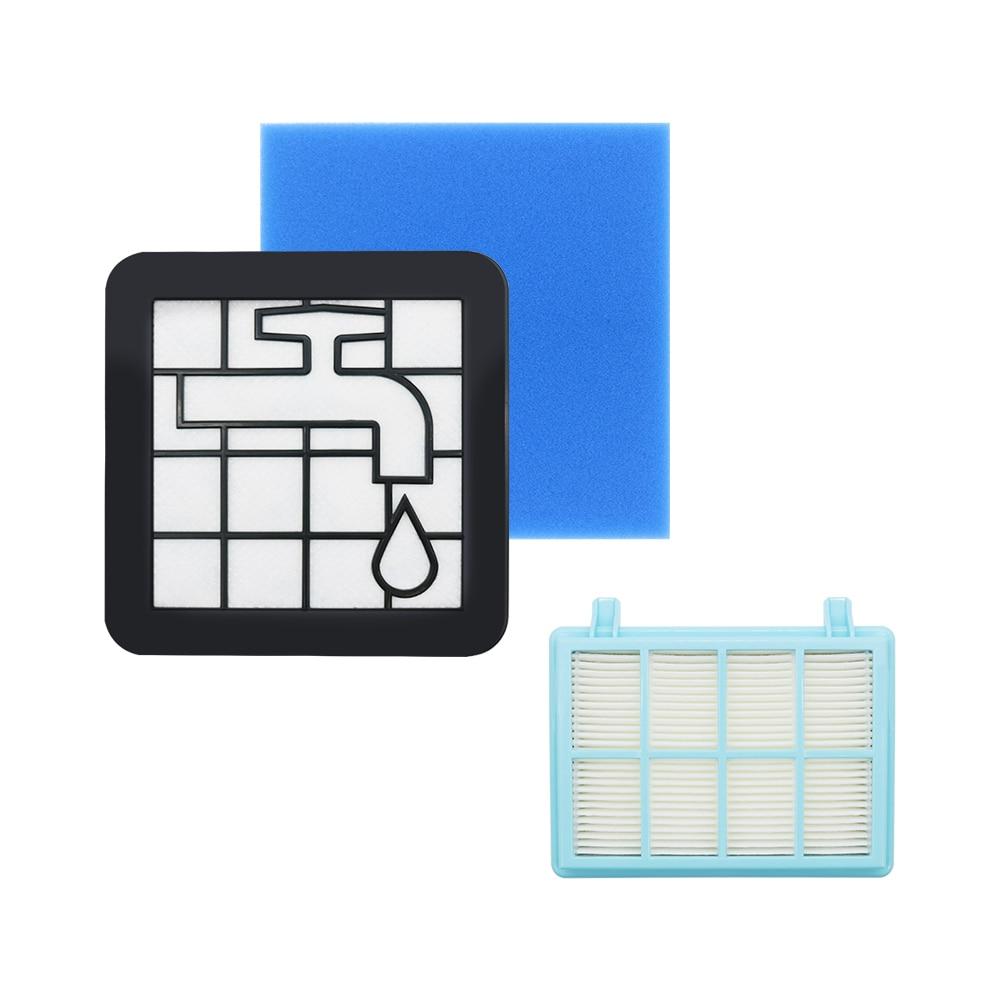 Washable Motor Foam Filter Kit For Philips Power Pro Compact FC9331/09 FC9332/09 FC8010/01 Vacuum Cleaner Parts FC8010