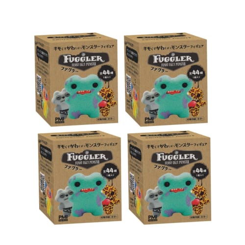 Fuggler Figure Mystery Box (ver. 1.0) Fuggler Collectible Figures Blind Box, 44 Figures In Total (4-piece Set) *Guess Which Monster Is Inside! FG2007