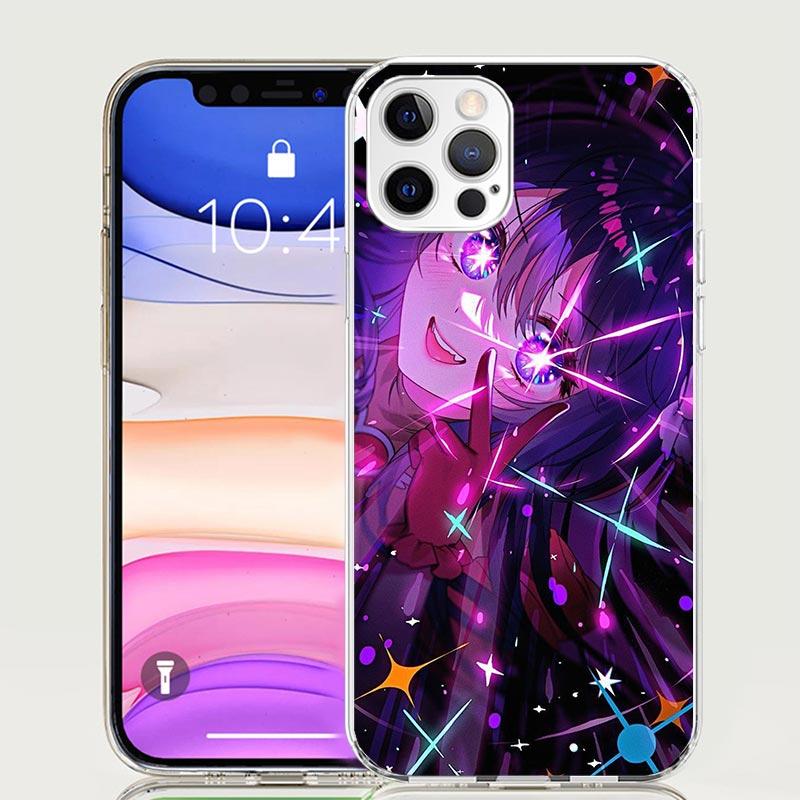 Чехол для телефона Oshi No Ko для iPhone 17 Air 16 15 Plus 11 14 Pro Max 13 Mini 12 7 8 + SE Художественный узор Индивидуальная крышка 16 15 Plus 11