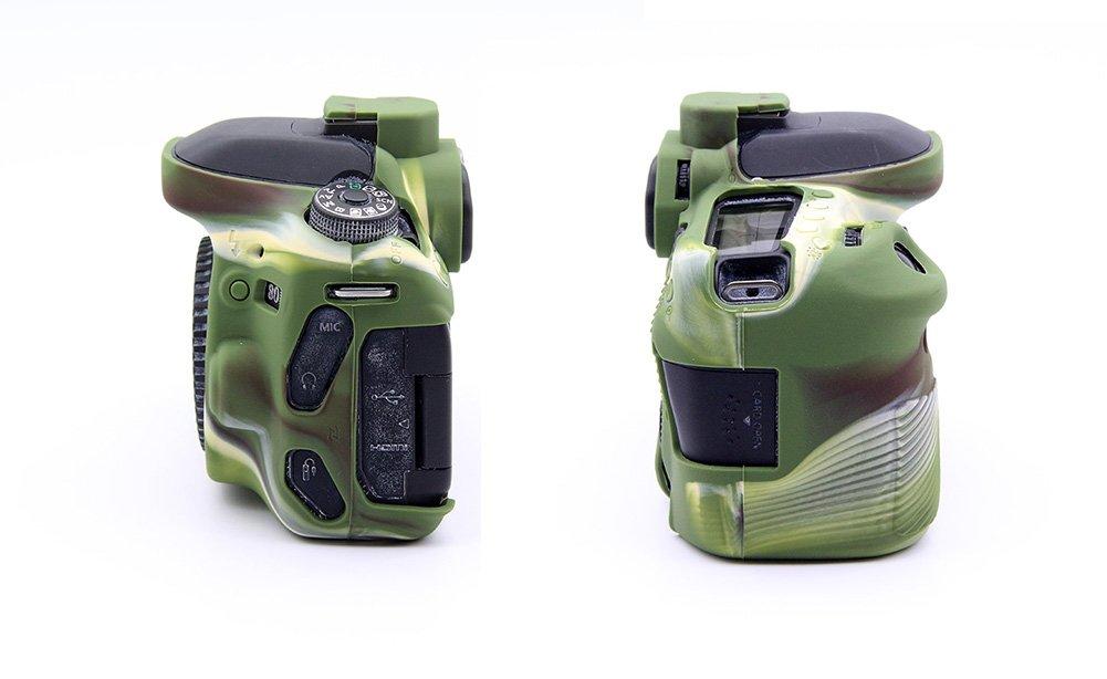 Kinokoo Силиконовый чехол для цифровой камеры CANON 80D Чехол для камеры Крышка камеры (MC)