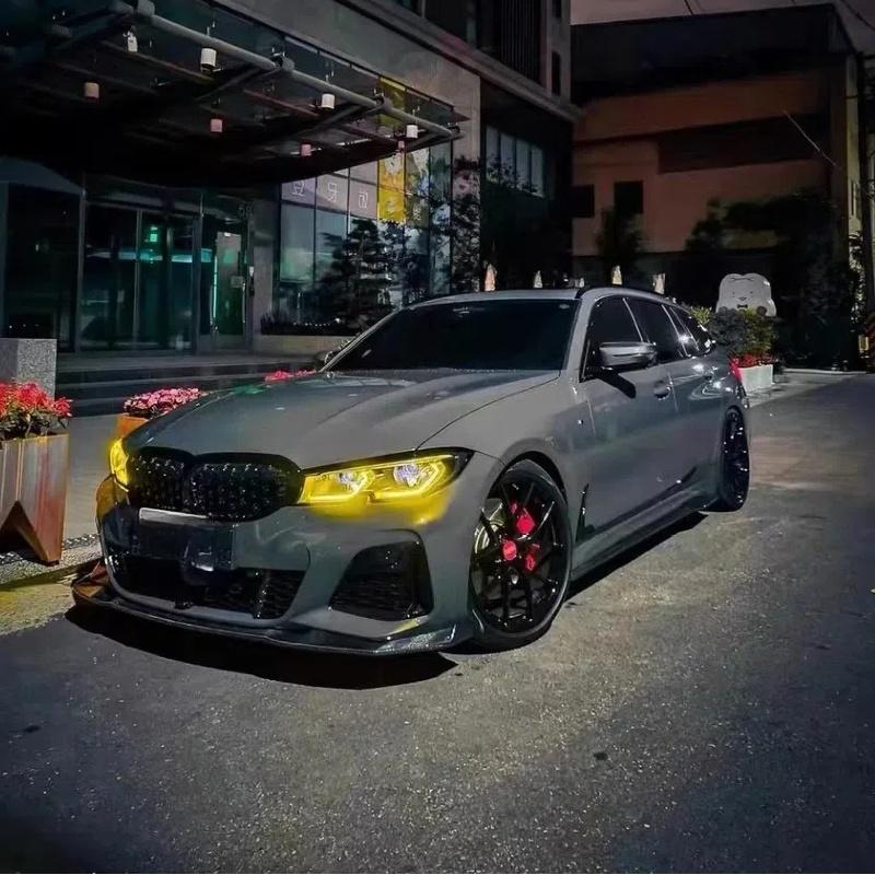For BMW 3 series - angel Eyes Laser DRL LED boards Chips G20 G21 GTS daytime running lights Lemon Yellow DRL