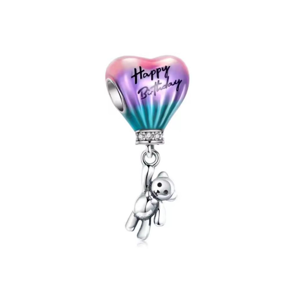 Новые медные шармы 'Медведь-звезда мечты', бусины 'Рыба и лодка', подходят для оригинального браслета, подарок для женщин