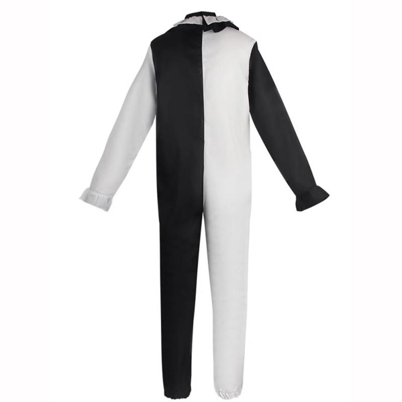 Детский косплей клоуна Взрослый Мужской Женский Платье для вечеринки ужасов Шляпа Маска Клоуны-убийцы Комбинезон Хэллоуин Рождество