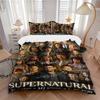 Supernatural Series Finale Print 3Pcs Bedding Setduvet Cover With 2 Bedropillowcase Home Birthday Gift