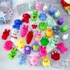 1/10/30/50/100PCS Easter Squishy Dinosaur Eggman Cute Chicken Carrot Head,Silly Dog Dumpling Stress Relief Toy Squishy