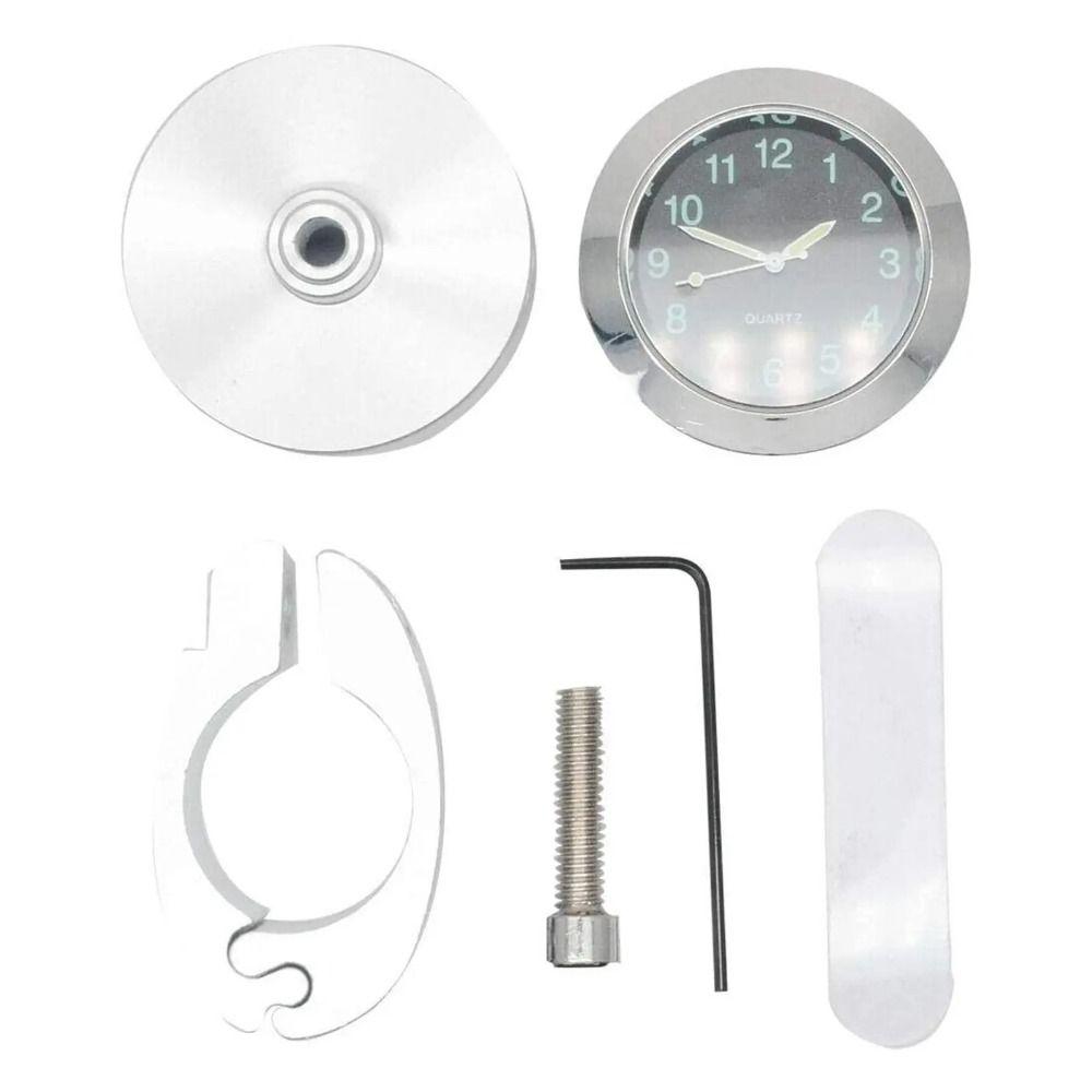 Aluminum Housing Handlebar Mount Clock Waterproof Luminous Clock Electric Vehicles