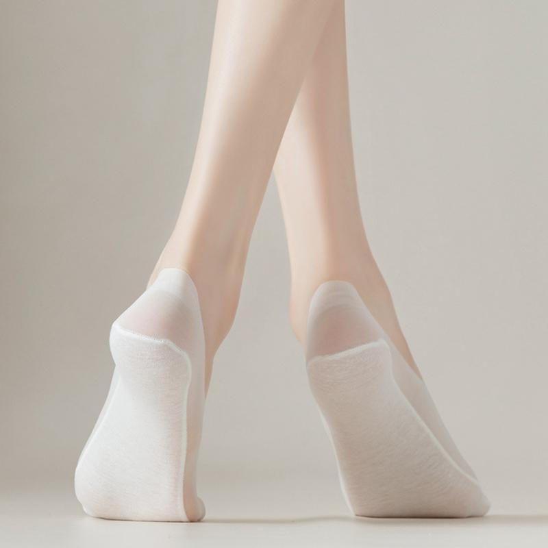 5Pair No Show Socks Womens Ultra Low Cut Liner Socks Non Slip Hidden Invisible for Womens Flats Boat Socks
