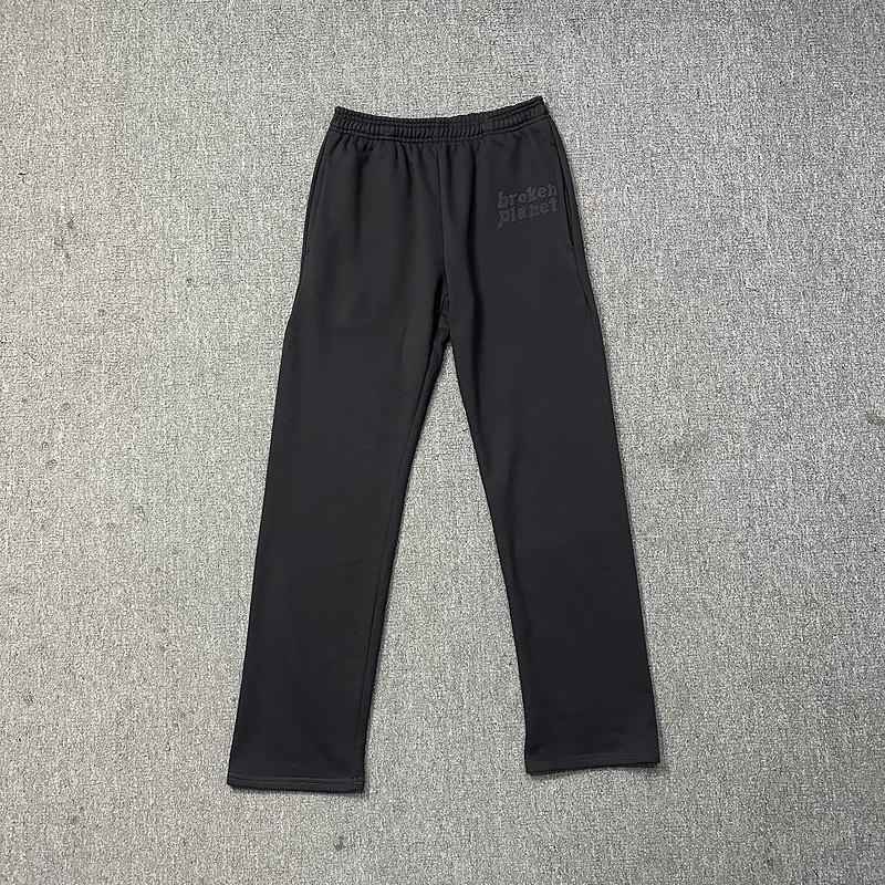 Broken Planet Oversized Hoodie Straight-leg Sweatpants Set - Foil Print Cotton Streetwear Men Women