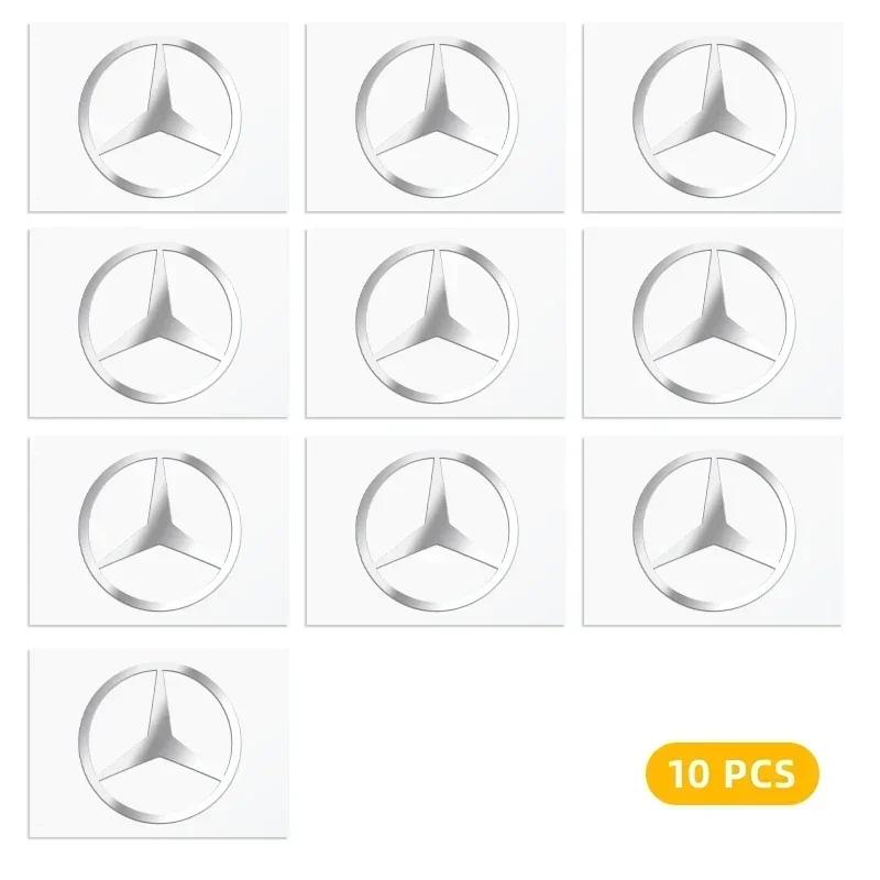 GMO3 Car Styling 3D Alloy Metal Motorcycle Emblem Badge Sticker For Mercedes Benz W220 W205 W211 W212 GLC GLS AMG W203 Accessories