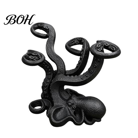 Versatile Desktop Organizer Octopus Toothbrush Holder, Durable PLA Organizer, Creative Stand, Artistic Bathroom Counter Decor Multi-functional