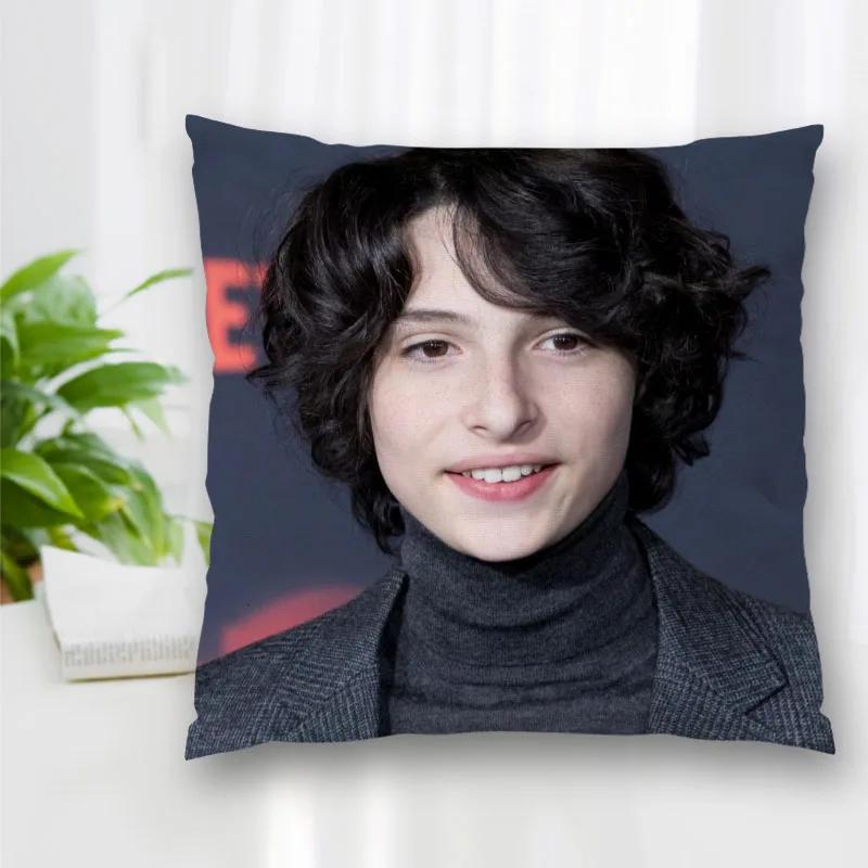 Hot Sale Custom Finn Wolfhard Square Pillowcase Zipper Pillowcase Living Room Bedroom Multi-Size 35x35cm 45x45cm