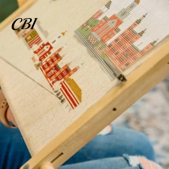 Регулируемая стойка для вышивки, настольная подставка для вышивания, пяльцы для вышивки крестом на коленях, многоугольный или верхний держатель для гобелена, деревянный держатель, противоскользящий зажим