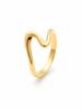 925 Sterling Silver Minimalism Simple Smooth Wave Fashion Ring For Women Daily Wear Party Engagement High Quality Fine Jewelry