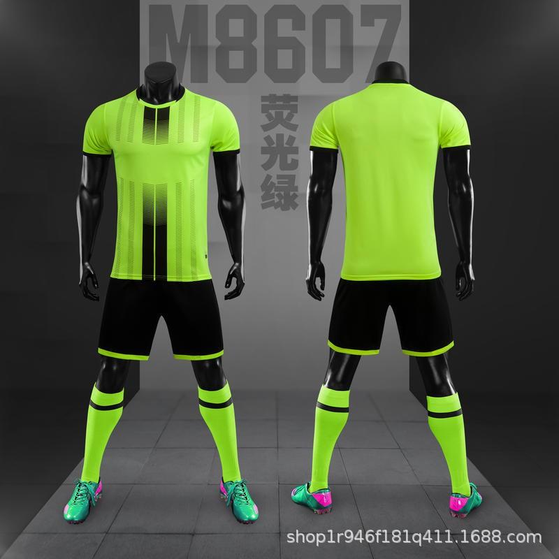 Kids Camo Soccer Jerseys Set Team Training Match Youth Sports Uniforms