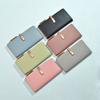 IELGY Women's Wallet Simple And Practical Small Fresh Solid Color Long