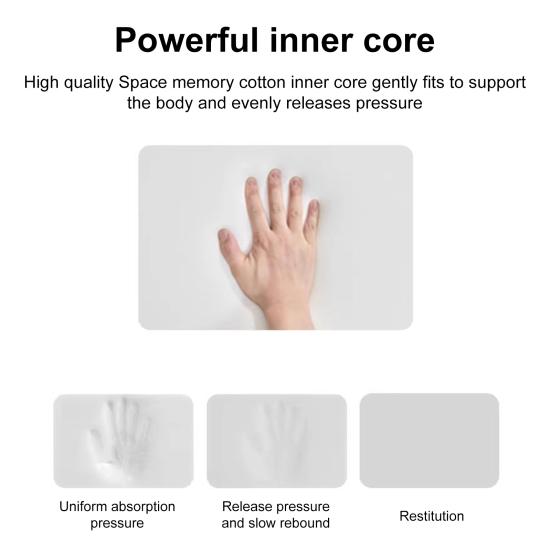 Face Down Pillow Massage Headrest Pillow for Bed Prone Down Sleeping Breathable Head Pillow with Face Hole for Post Eye Surgery Recovery