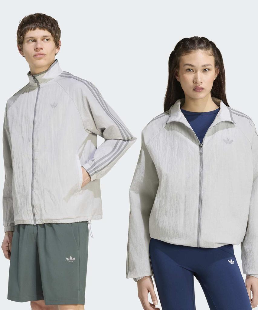 Adidas 3-Stripe Wind Track Top - Grey / Kw7390
