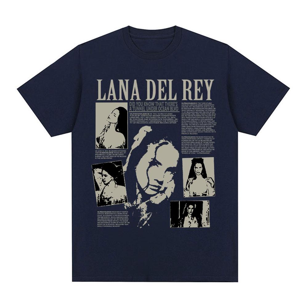 Singer Lana Del Rey Music Album Did You Know That There's A Tunnel Under Ocean Blvd Oversized T-shirtUnisex Fashion T-shirts
