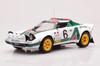 IXO 1/18 Scale Lancia Stratos Diecast Car, LANCIA STRATOS HF, 1976 Monte Carlo Rally Winner, No. 6 [Imported]