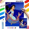 Набор для рисования Jasmine Abu Классический стиль Декор для дома Подарок для творчества Искусство для стен Холст Раскраска по номерам для взрослых Расслабляющее хобби