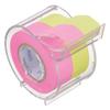 Набор клейких стикеров Yamato Memock Sticky Notes Roll Strong с клейкой лентой 15 мм, клейкой основой и резаком, 10 м, PRK-15CH-RL