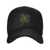 Vintage Lucky Clover Sun Baseball Cap Summer Women Unisex Print Trucker Hat Hot Sale Casual Hiking Fishing Baseball Caps