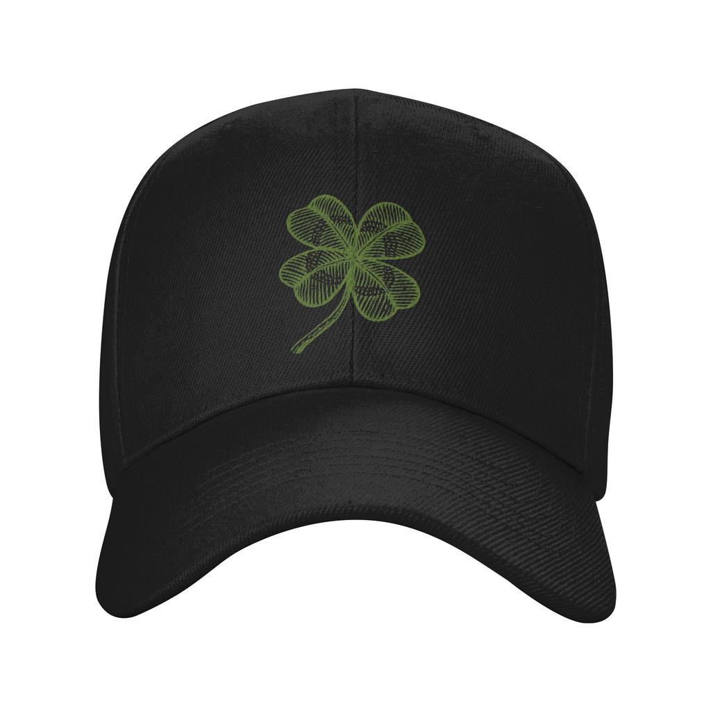 Vintage Lucky Clover Sun Baseball Cap Summer Women Unisex Print Trucker Hat Hot Sale Casual Hiking Fishing Baseball Caps