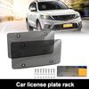 2 Pack Car License Plate Tinted Tag Shield Cover Plastic Clear Protector Car License Plate Frame  Exterior Accessories