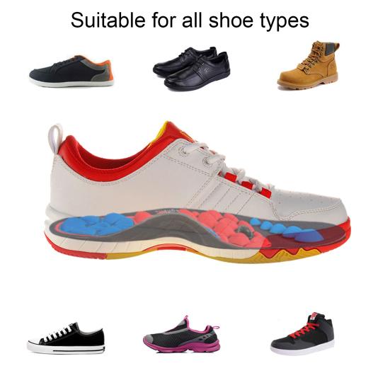 1 пара магнитных стелек, гелевые акупрессурные вставки для стоп с магнитами, ортопедическая арка