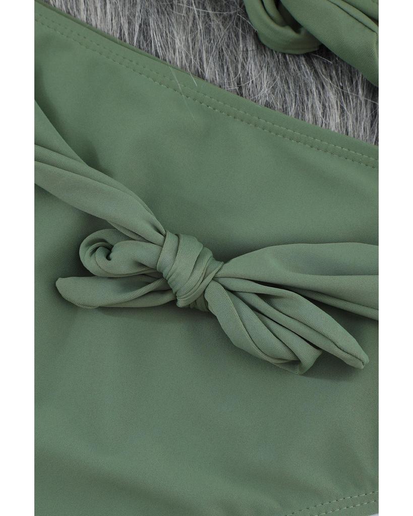 Azura Exchange Bubble Sleeves High Waisted Swimsuit