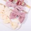 10Pcs Luxury Nylon Elastic Headband Flower Lace Hair Ties  for Baby Girl Infant Newborn Toddler