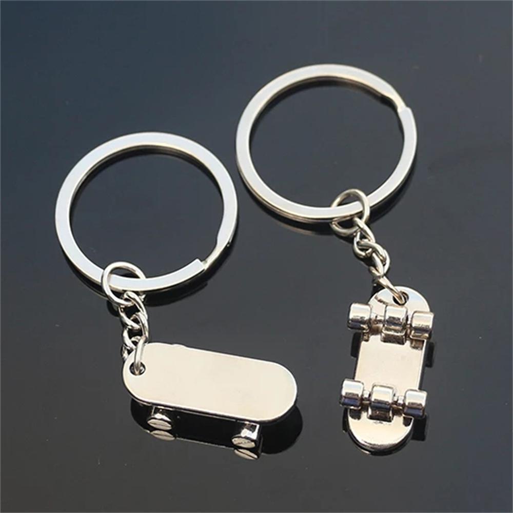 Металлический кулон держатель для ключей сумка кулон скейтборд брелок скутер брелок ювелирные изделия подарок держатель для ключей