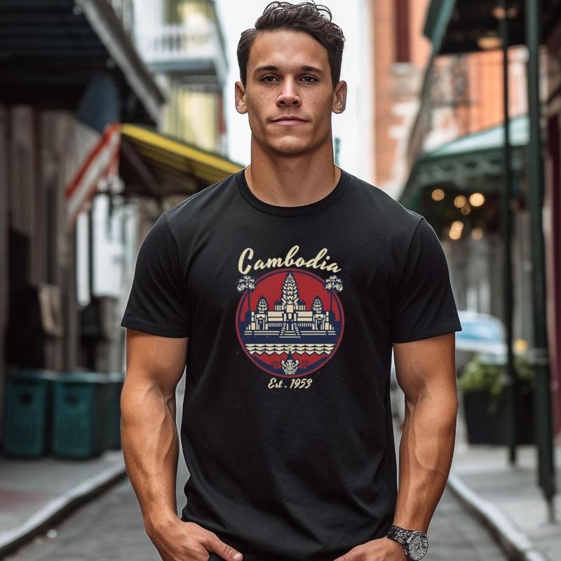 Angkor Wat Temple Cambodian Khmer T-Shirt