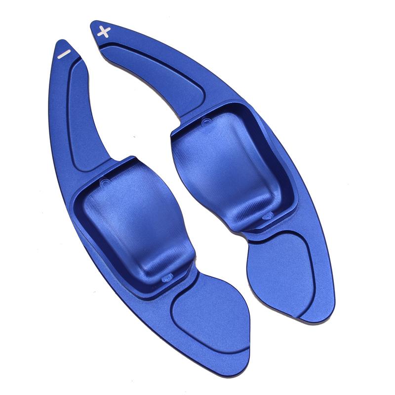 Car Steering Wheel Paddle Extend DSG Direct Shift Gear Paddle Extension For VW Tiguan Golf 6 MK5 MK6 Jetta GTI R20 R36 Blue Red