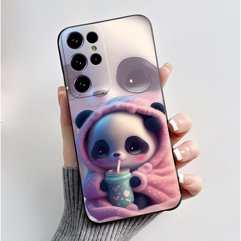 Чехол для Oukitel C61 Pro Чехол-обложка для Oukitel C61 GT Роскошный Милый Сердечко Заяц Забавный Черный ТПУ Мягкий Силикон Защитный Чехол для Телефона