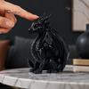 Уникальные предметы домашнего декора 3D-печатная статуэтка дракона, фигурка с крыльями, скульптура мифического существа, креативные настольные украшения, для рабочего стола в офисе