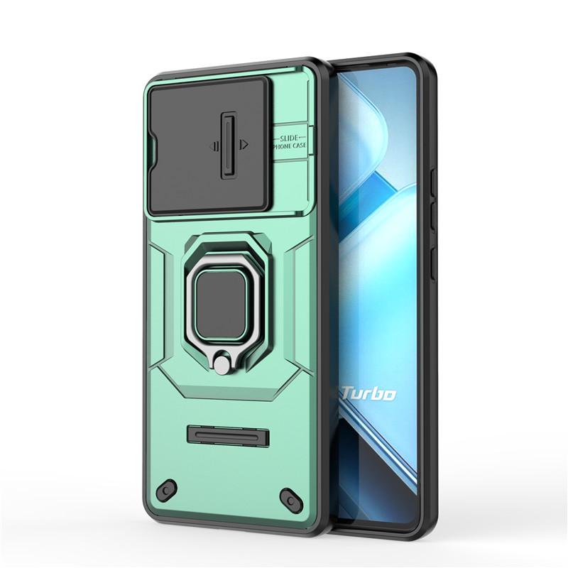 Для чехла ViVo iQOO Z9 Turbo Plus Чехол iQOO Z9 Turbo+ Защита камеры со сдвигом Держатель Защитные чехлы для телефона iQOO Z9 Turbo Plus